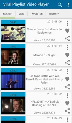 Viral Playlist Video Player android App screenshot 0